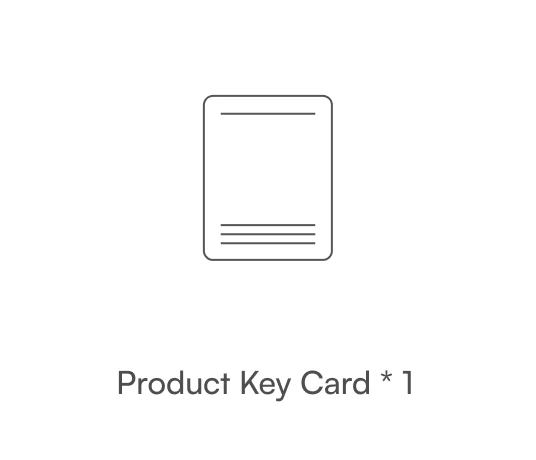 Product Key Card
